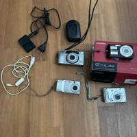 3 fotocamere digitali +2 a rullino