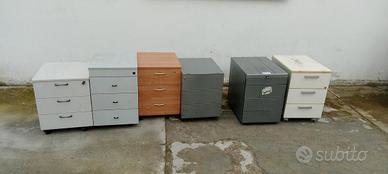 cassettiere legno metallo ufficio