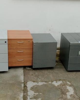 cassettiere legno metallo ufficio