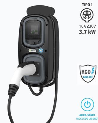 Wallbox Stazione di Ricarica Auto Elettrica 3,7 kW