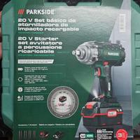 Avvitatore a percussione Parkside a batteria