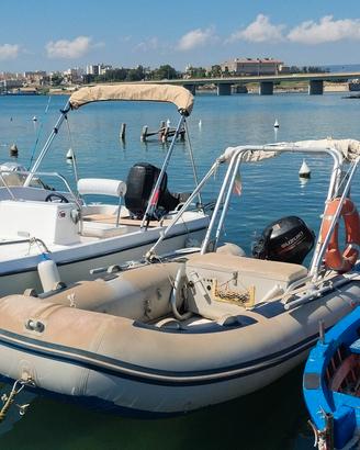 gommone e motore