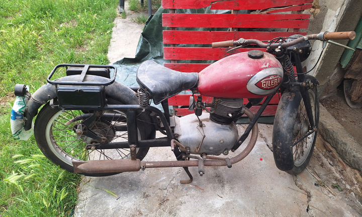Moto epoca gilera 125 turismo 1951