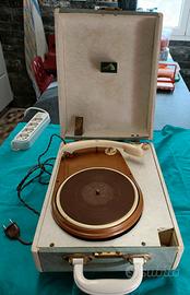 Giradischi Valigetta La Voce Del Padrone Vintage 