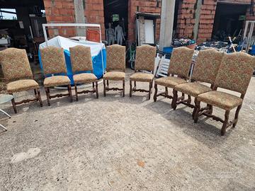 8 SEDIE  VINTAGE  !!!