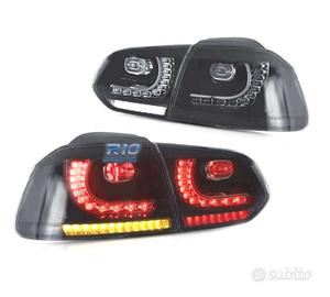 FANALI VOLKSWAGEN VW GOLF 6 FULL LED DINAMICI FUMÉ