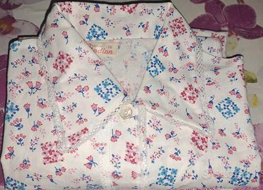 set 3 camicie da notte nuove in cotone