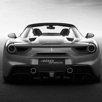 Paraurti posteriore Ferrari 488 Spider