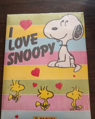 album figurine i love snoopy blisterato + set comp