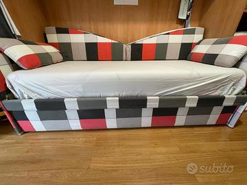 Divano letto sfoderabile