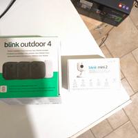 blink outdoor 4 ( set da 3) + blink mini 2