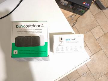 blink outdoor 4 ( set da 3) + blink mini 2