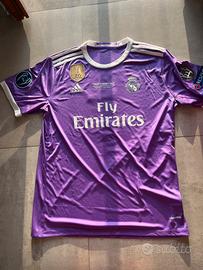 Maglia viola Ronaldo 7 finale Cardif 2016-2017