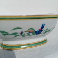 Hermès Salsiera Toucans Hermes Porcellana Vintage