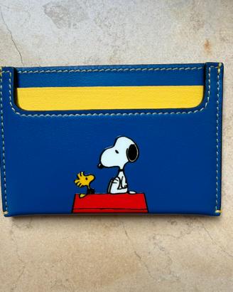 Globe-trotter x Peanuts portafoglio in pelle 100%