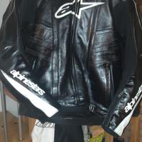 giacca da moto in pelle alpinestars 