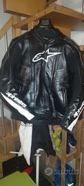 giacca da moto in pelle alpinestars 
