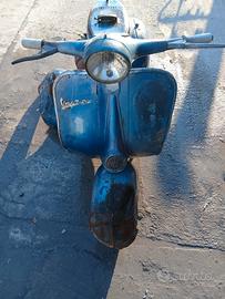 vespa vbb1  targa e visura radiata