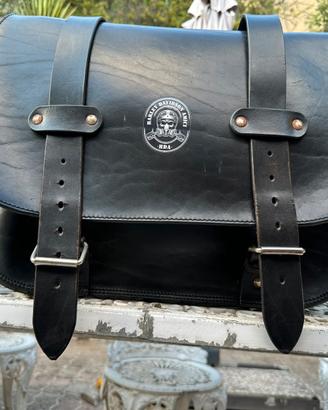 Borsa in cuoio per softail harley davidson