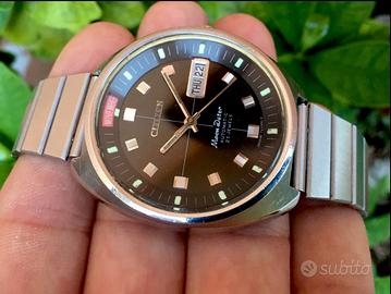 70’S Citizen Moon Dater Automatic Over Size 40MM