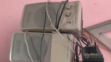 coppia di altoparlanti 3w vintage
