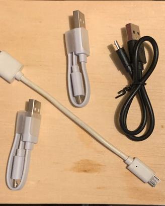 4 cavetti corti USB 2.0 varie marche