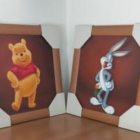 Coppia di quadretti bambino.