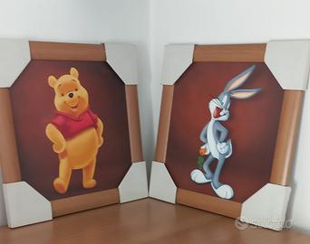 Coppia di quadretti bambino.