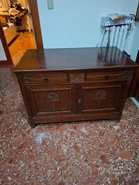 Mobile d’epoca in legno massello stile Liberty – a