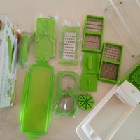 Affettatrice multiuso con contenitore