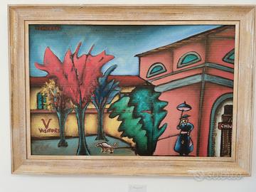 il Prete blu, quadro 