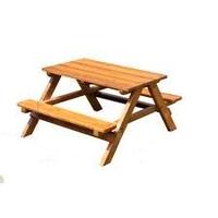Tavolo in legno da picnic bambini