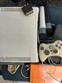 Xbox 360, con alimentatore controller e microfoni