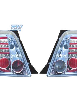 FANALI FIAT 500 07- LED FONDO CROMATO