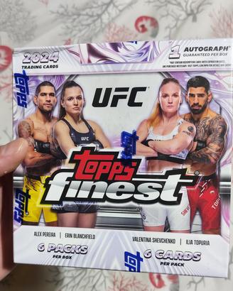 Ufc topps box finest 2024 1 autograph