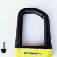 Lucchetto U-Lock B'Twin 700 Antifurto Bici Top