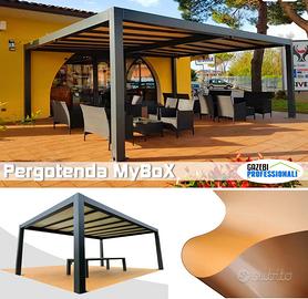 Pergotenda gazebo professionale ristorante PVC box