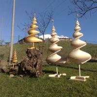 Albero di Natale ad assali a spirale.