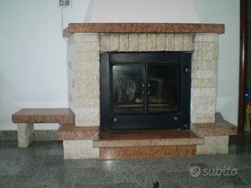 Termocamino CTM con rivestimento