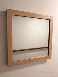 Specchio da parete in rovere chiaro