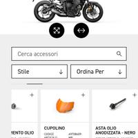 accessori triumph, street triple 765 2023