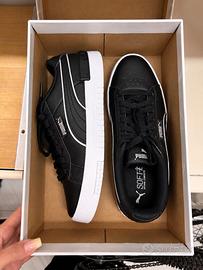 Sneakers Puma nere con suola bianca – SoftFoam+
