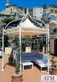 Gazebo in ferro battuto esagonale 3 metri