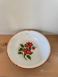 Ciotola smaltata vintage anni ‘70 Made in D.P.R.