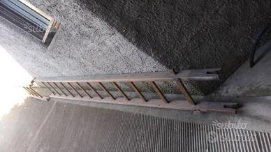 Scala in legno a pioli 2 pezzi