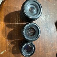 Obiettivi Canon - 50mm f/1.8 + 35-80mm + 80-200m