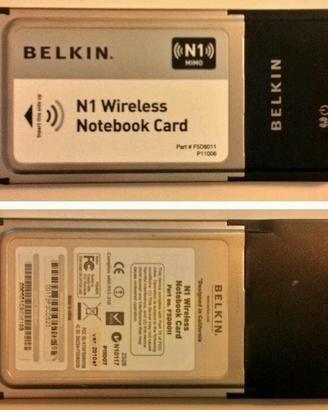 Scheda wi-fi pci Belkin