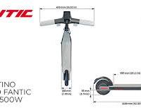 Monopattino elettrico Fantic TX2 nero 500W