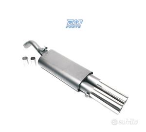 SILENZIATORE DI SCARICO PER VOLKSWAGEN VW GOLF II 