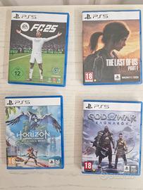 Horizon, The Last of Us Part 1&2, FC25